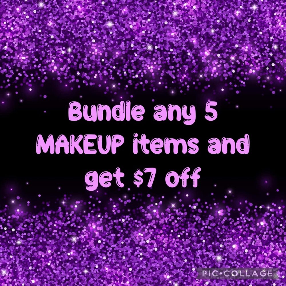 Bundle any 5 MAKEUP items and get $7 off